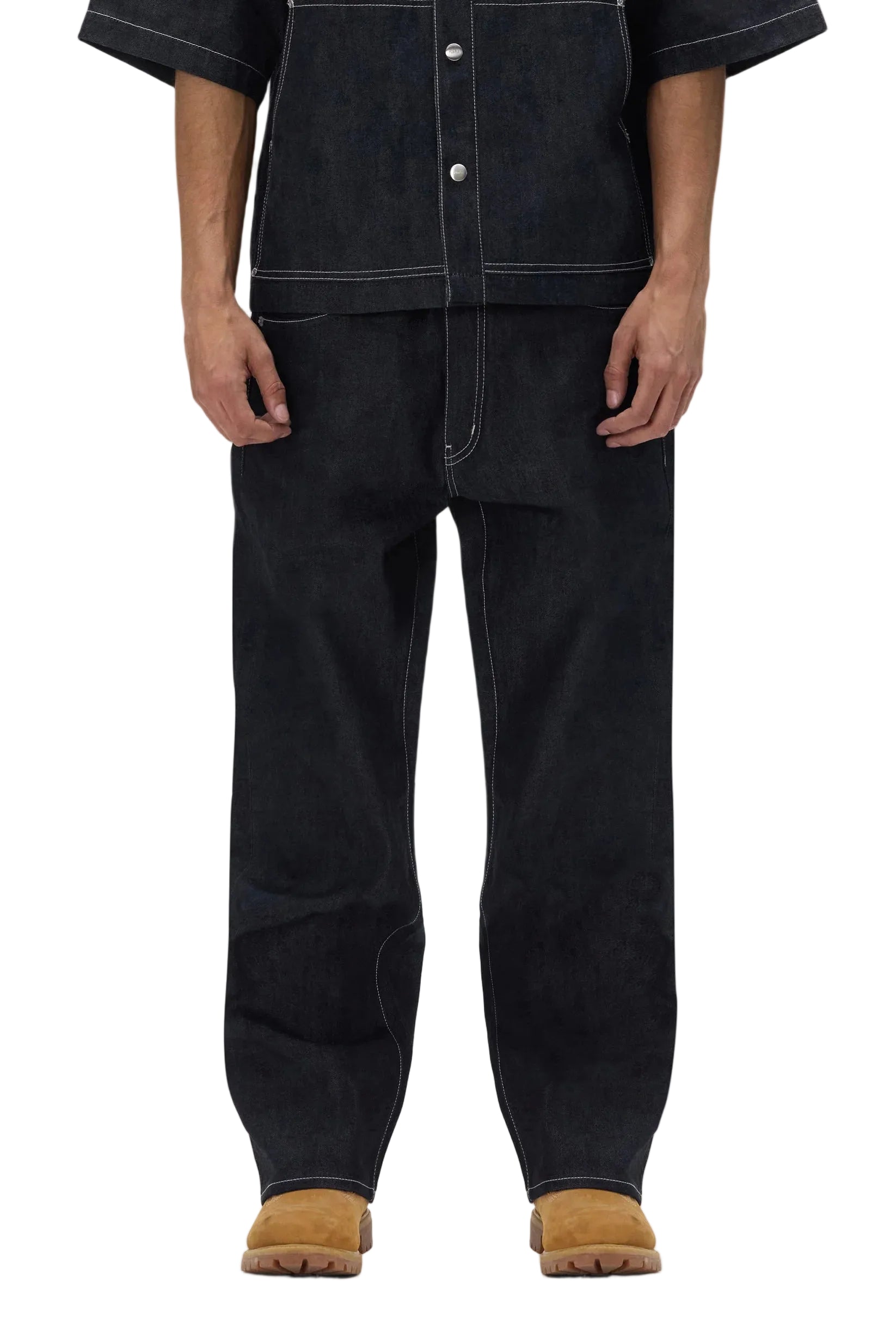 Purple-KARPATHOS RAW DENIM JEANS