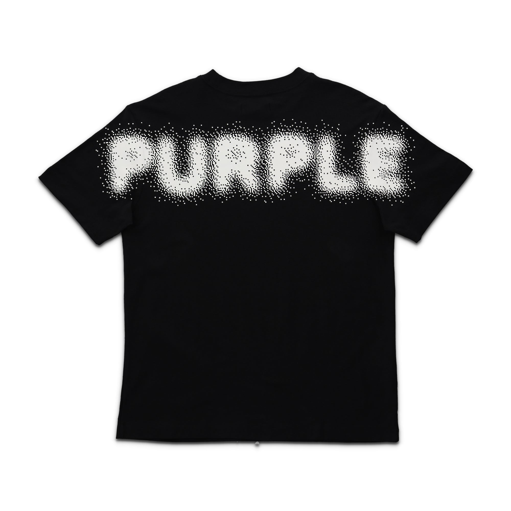 Textured Jersey Short sleeve Tee Black