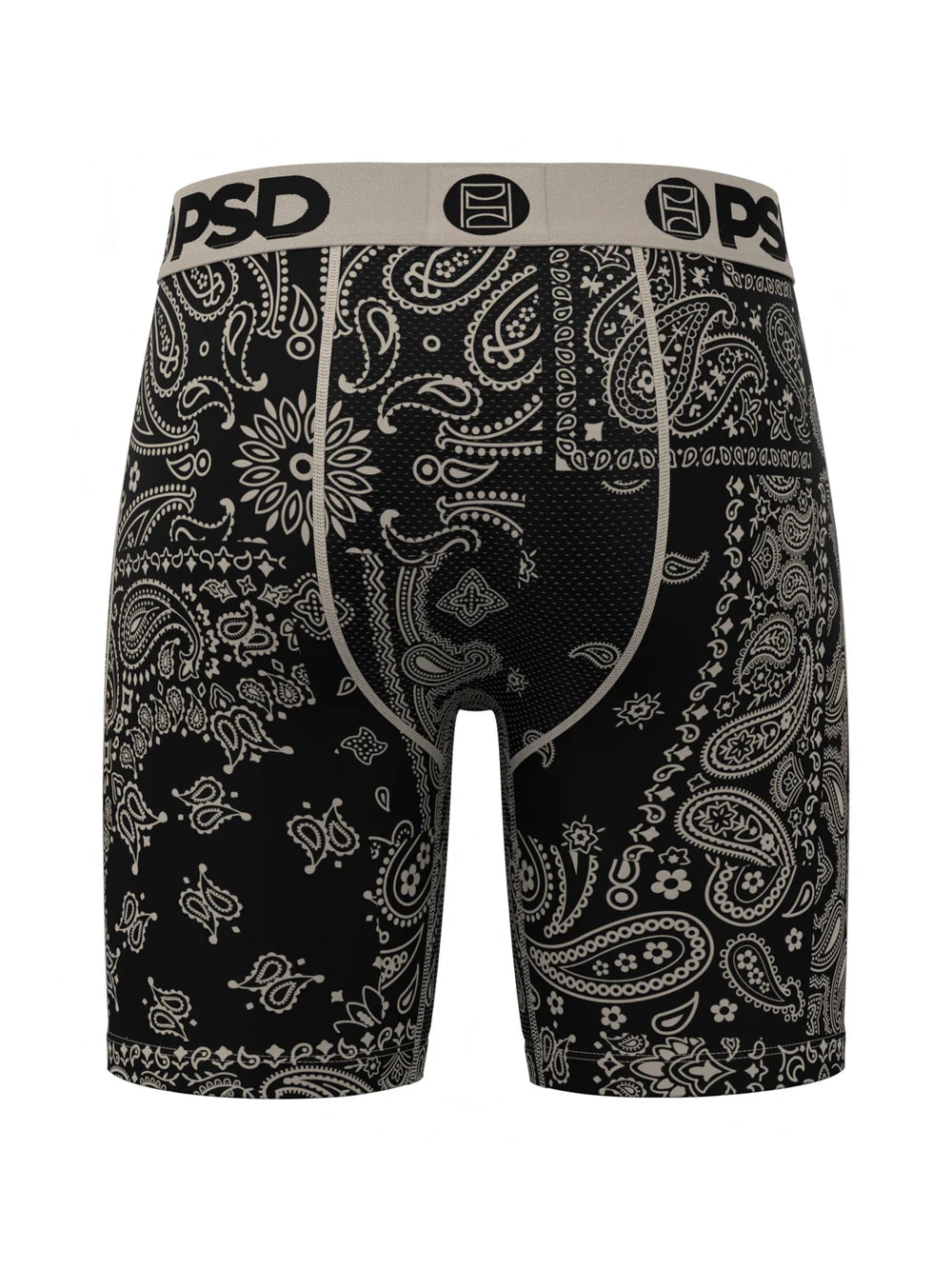 PSD-KHAKI PAISLEY BOXER BRIEF