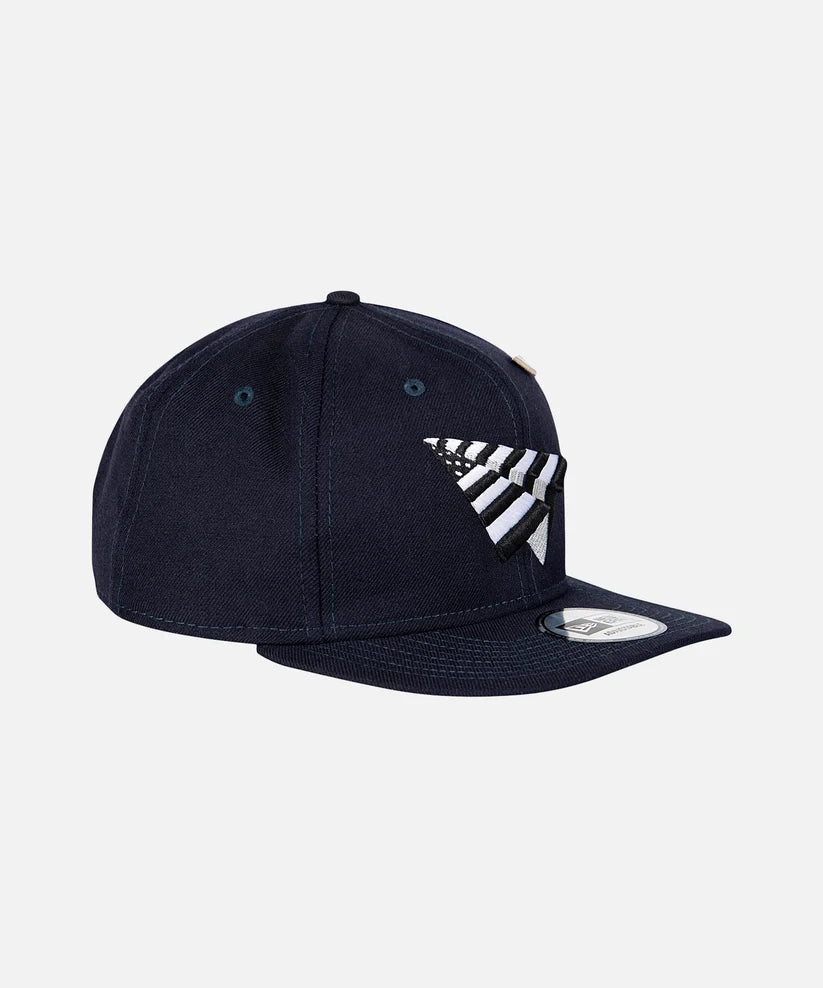 Navy Boy Old School Snapback Hat