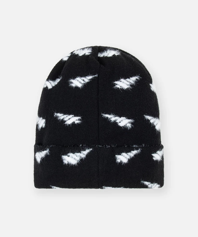 Fuzzy Distort Logo Beanie ( Blur Img)