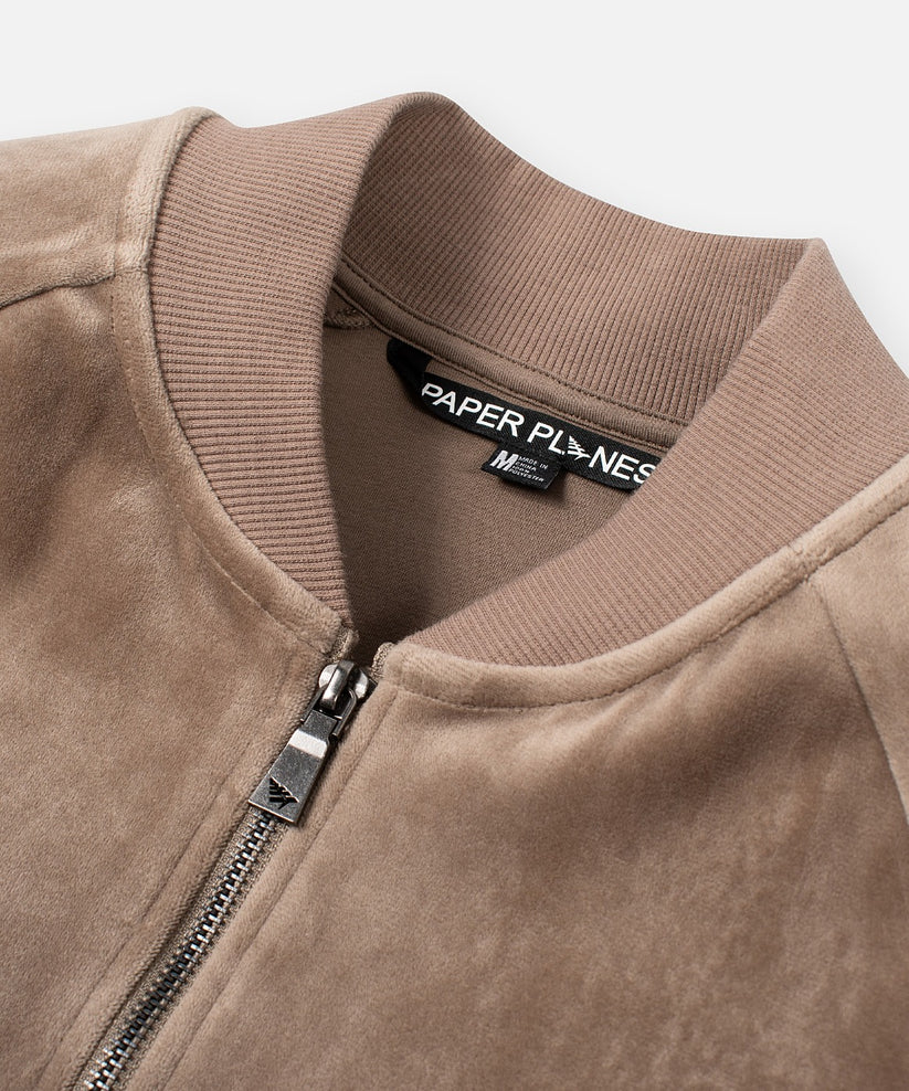 Velour Zip Jacket