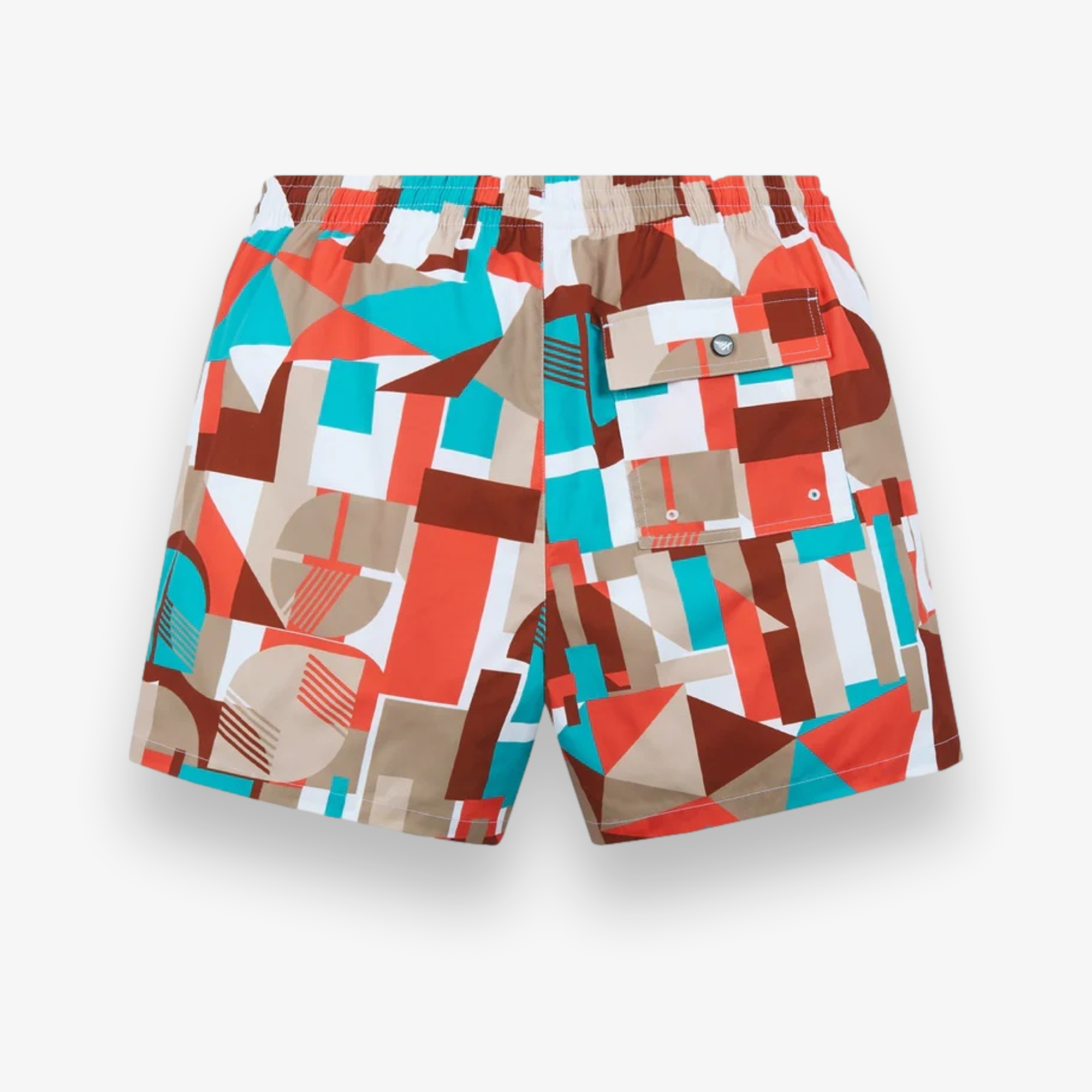 Mosaic Print Swim Trun