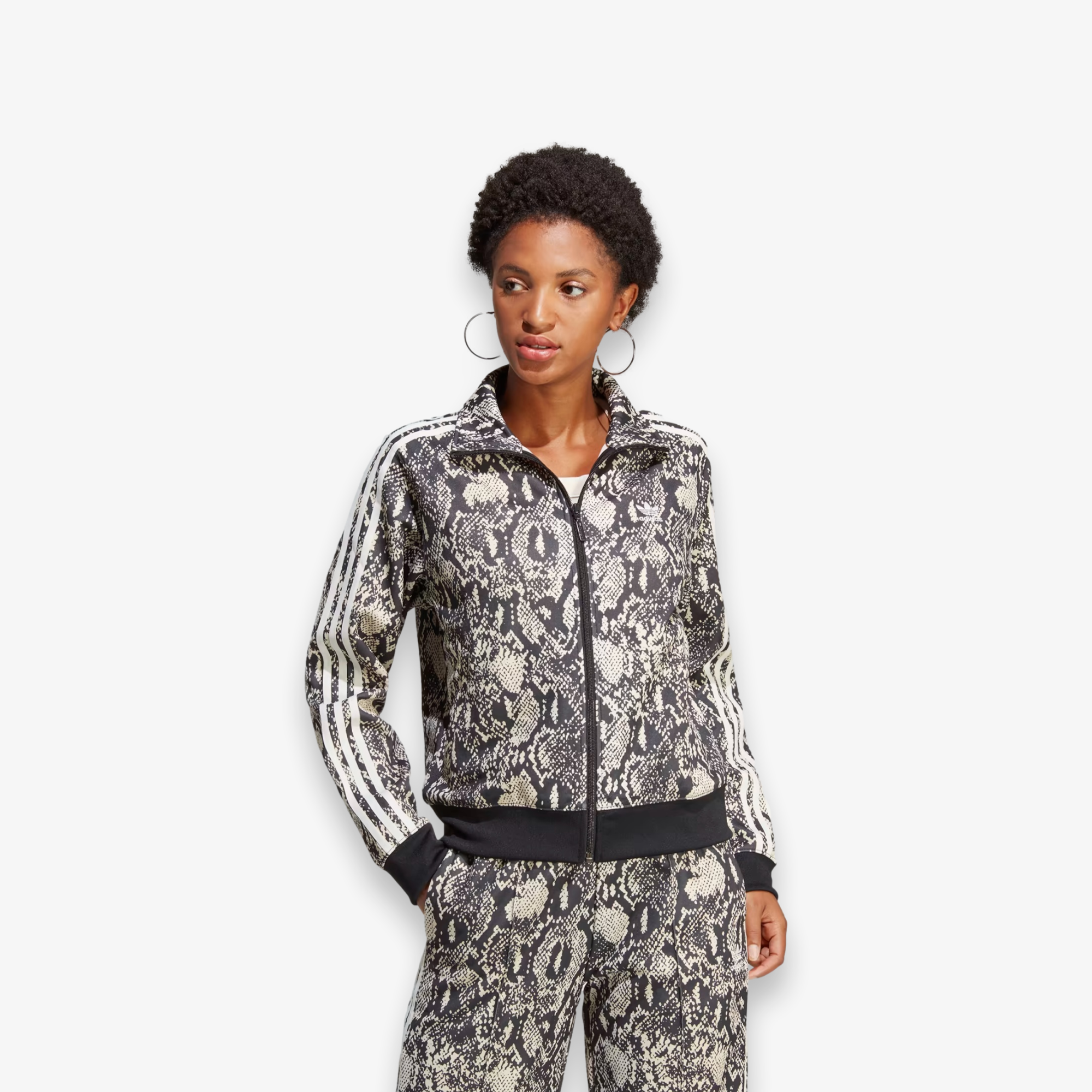 Python Allover Print Track Jacket