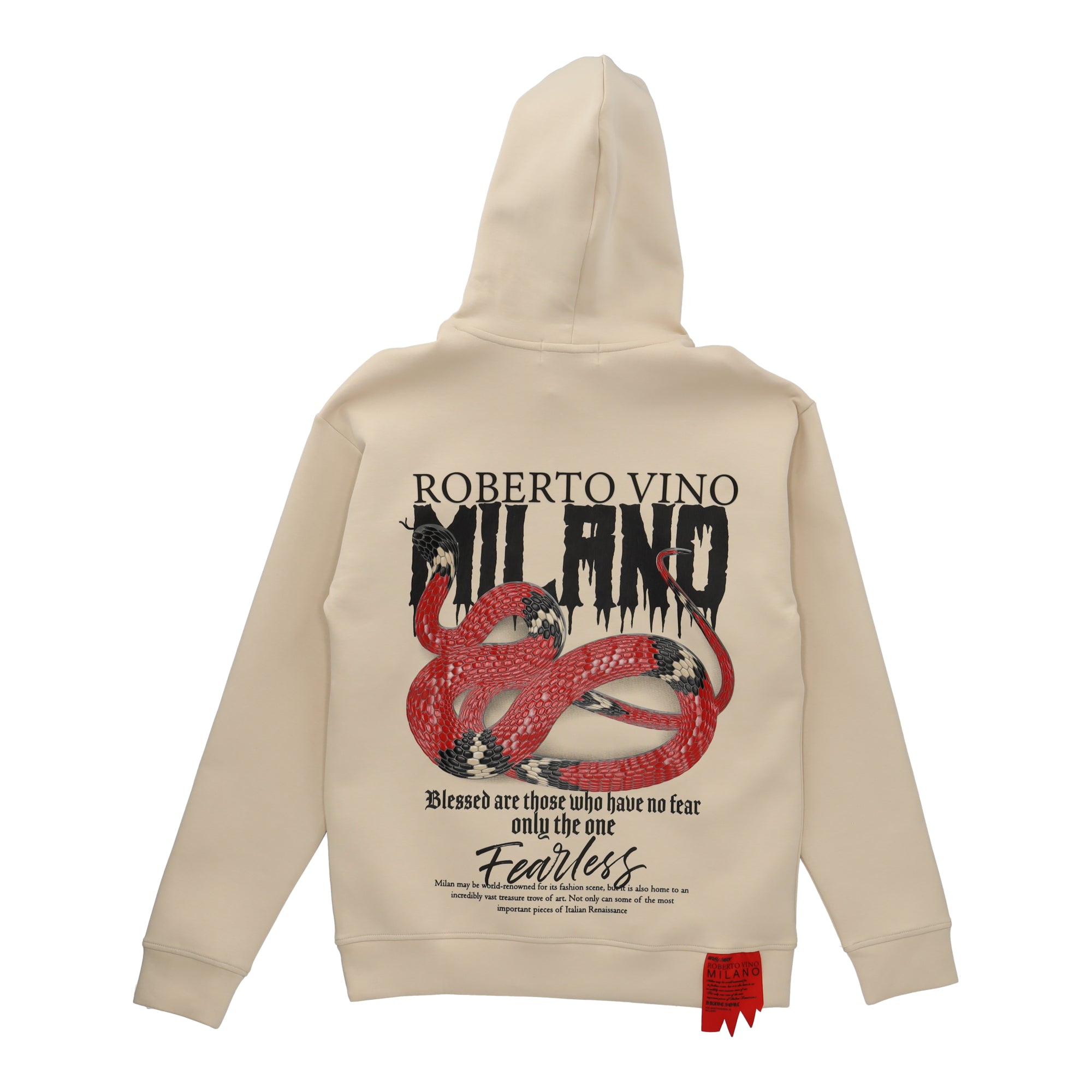 Snake Brown Pullover Hoodie