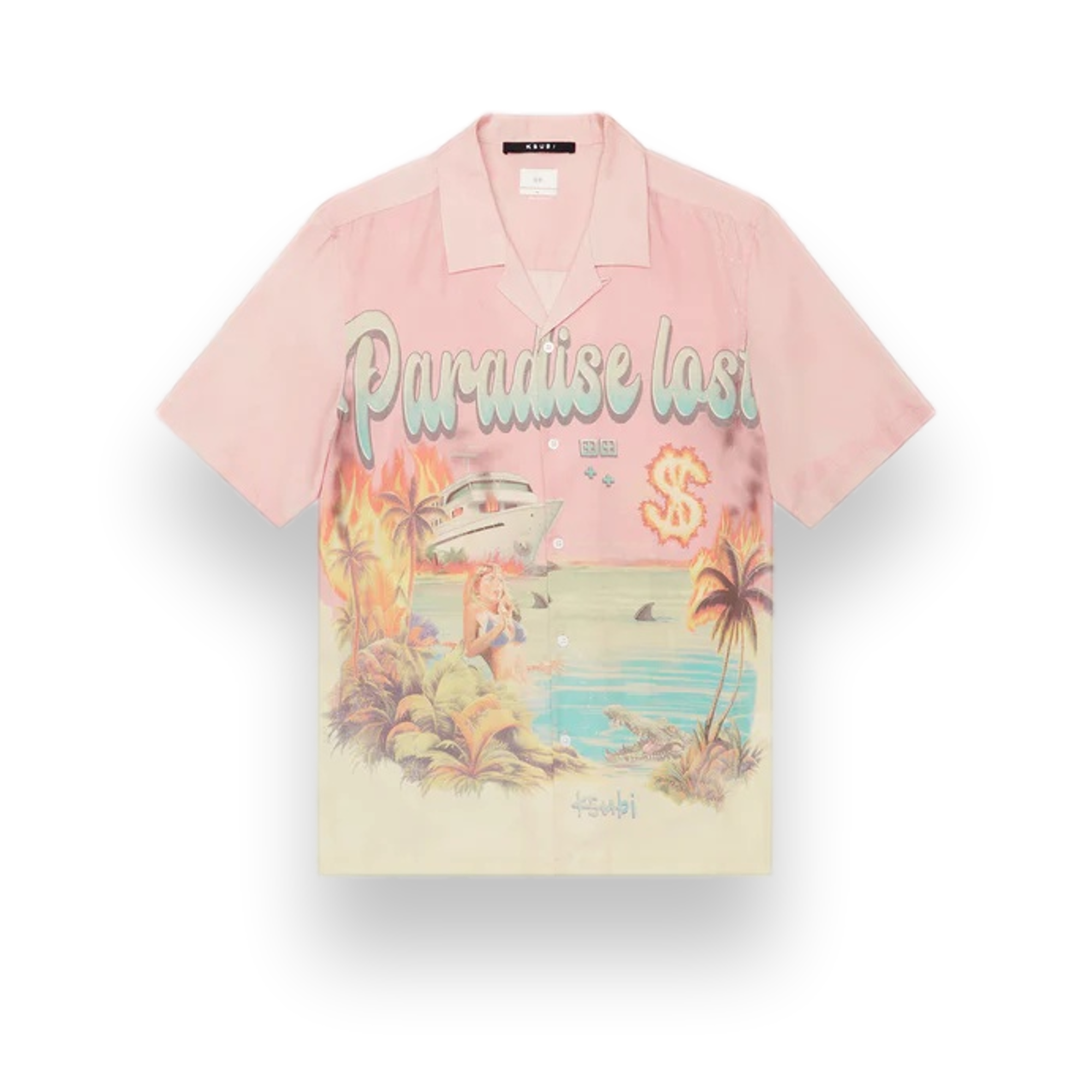 MPF24SH025-AST-Men Paradise Lost Resort Ss Shirt