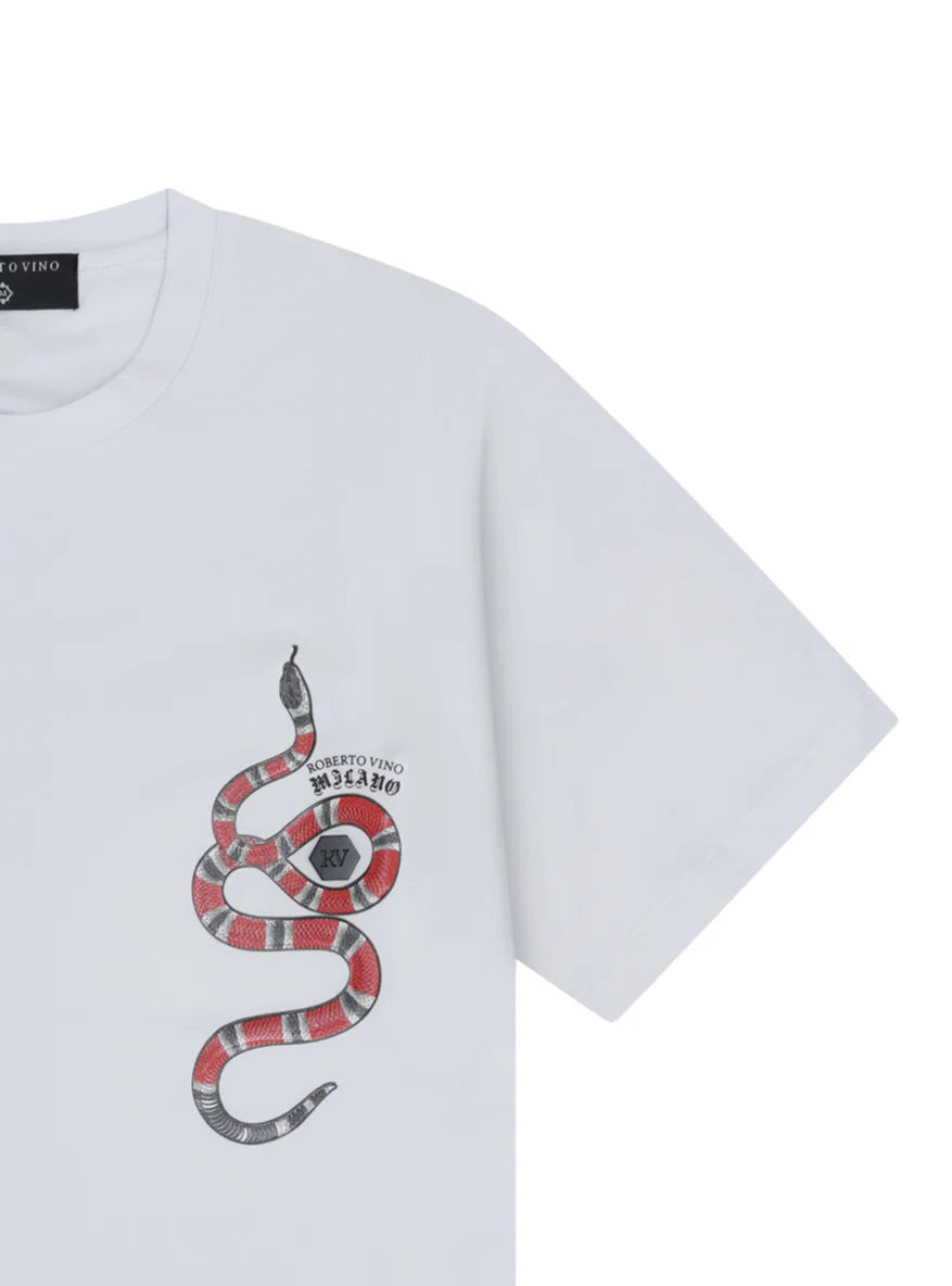 Wild Snake Tee White