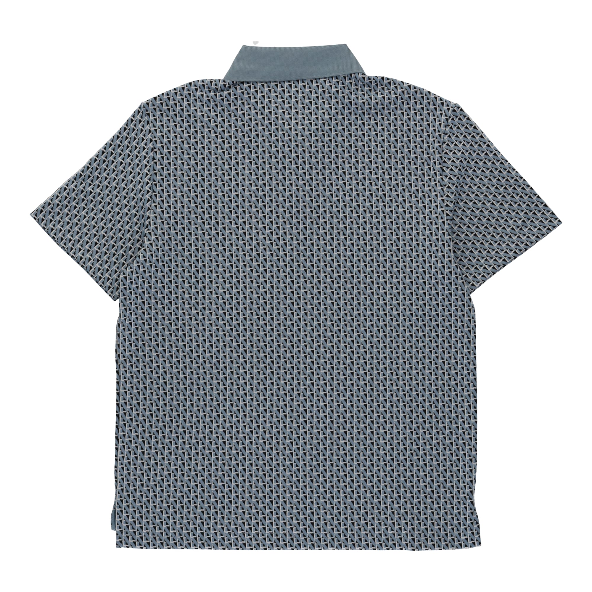 Paolo Knit Polo- Faded Denim