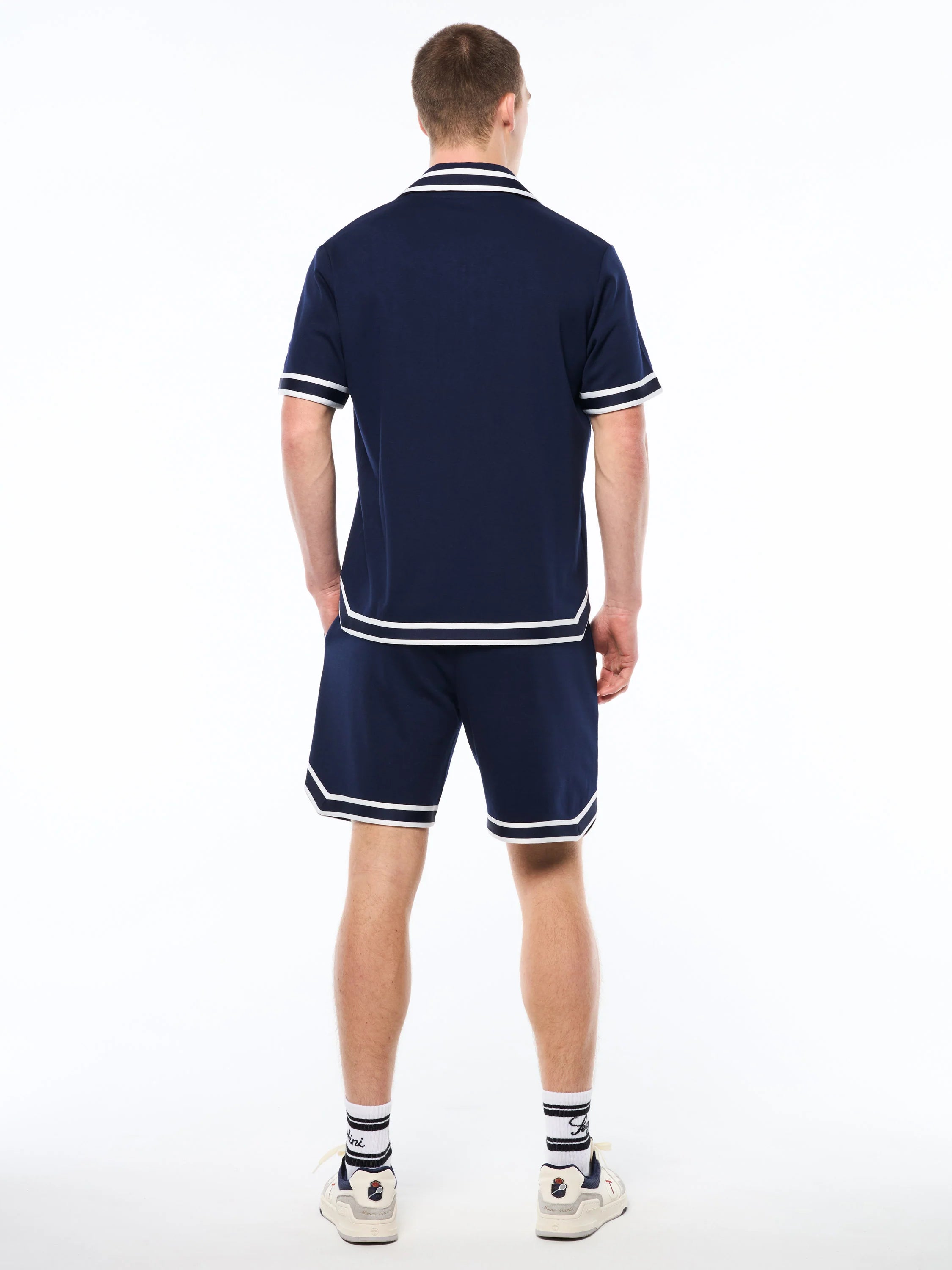 Tito Short Sleeve Polo-Maritime Blue