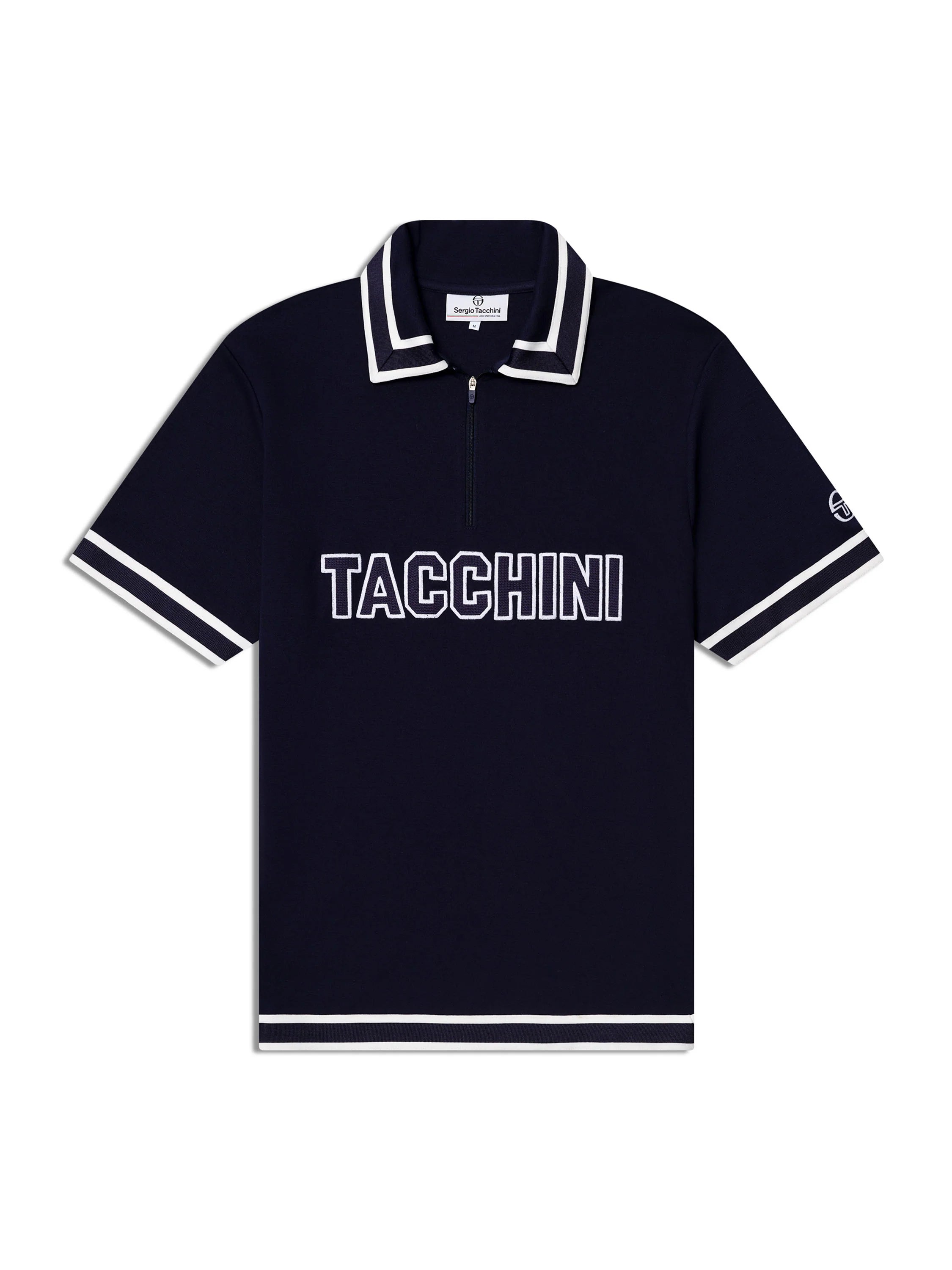 Tito Short Sleeve Polo-Maritime Blue