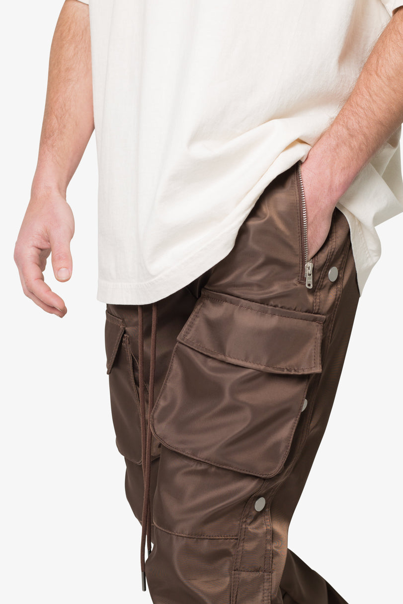 SNAP FRONT CARGO PANTS