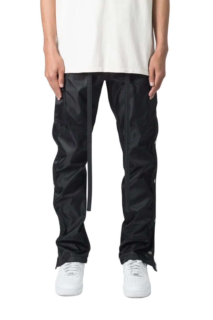 MNML-Snap Zipper II Cargo Pants-Black