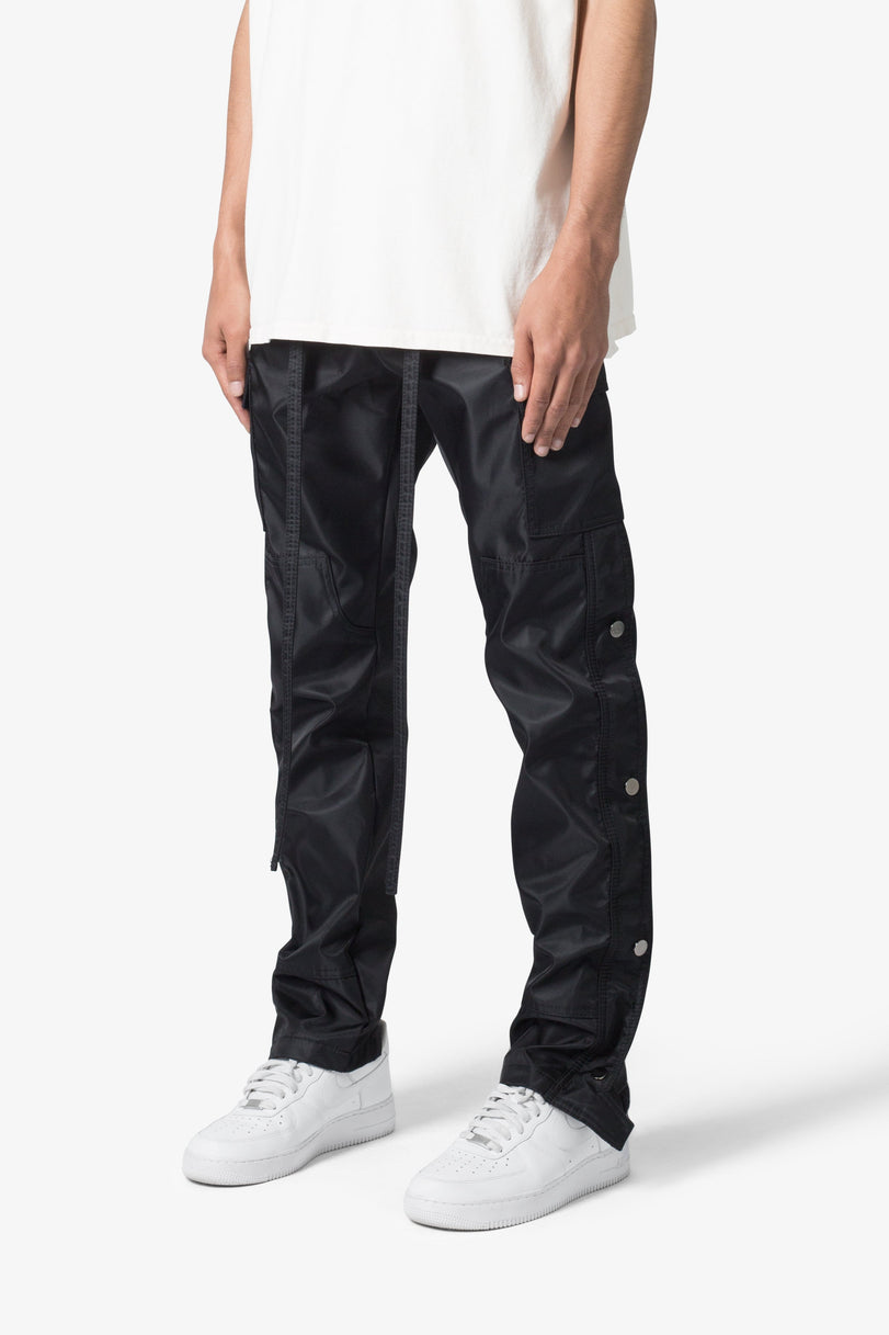 MNML-Snap Zipper II Cargo Pants-Black