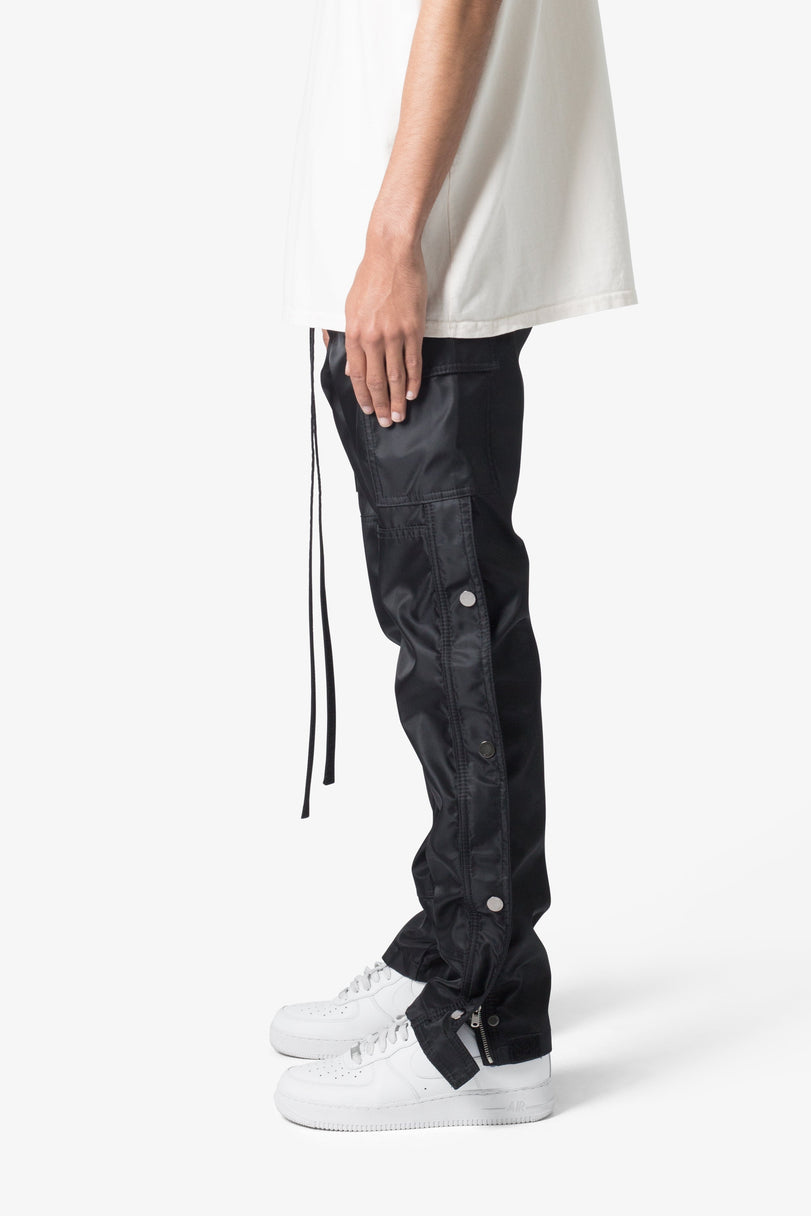 MNML-Snap Zipper II Cargo Pants-Black