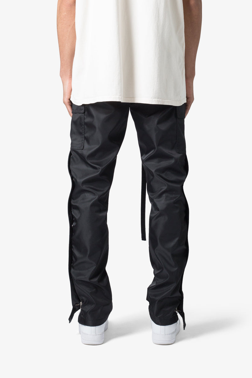 MNML-Snap Zipper II Cargo Pants-Black