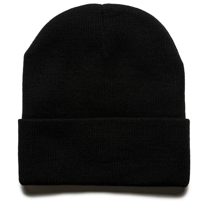 EMBROIDERED BEANIE-Black