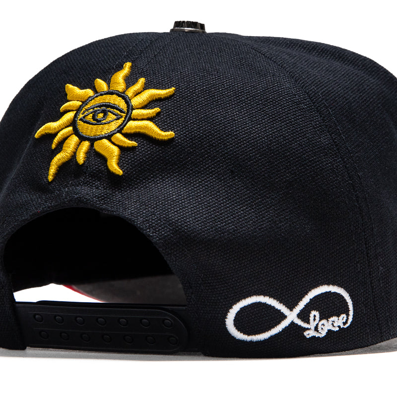 Godspeed New York-Insignia Black Red Hat-Black