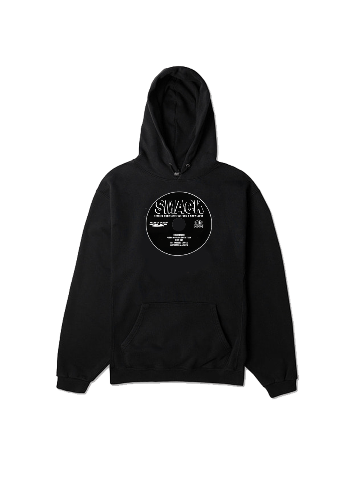 SMACK DVD Disc Hoodie-Black