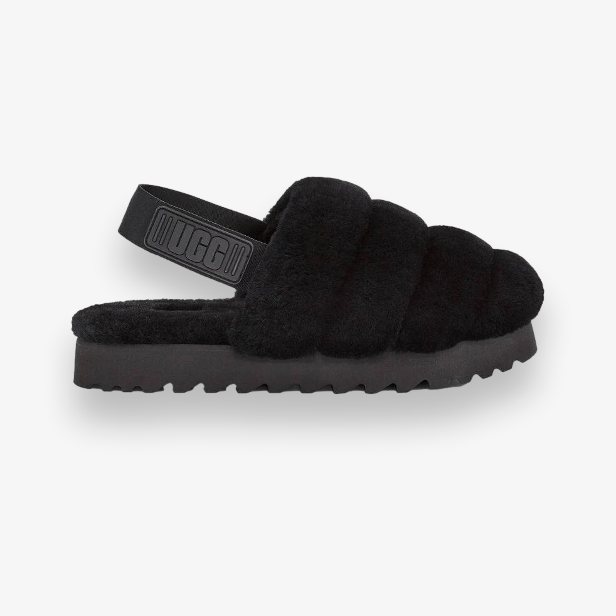 Super Fluff Slipper Black
