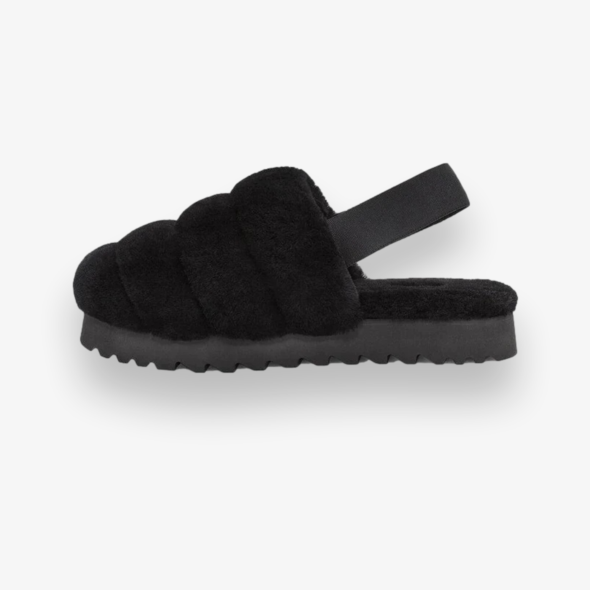 Super Fluff Slipper Black