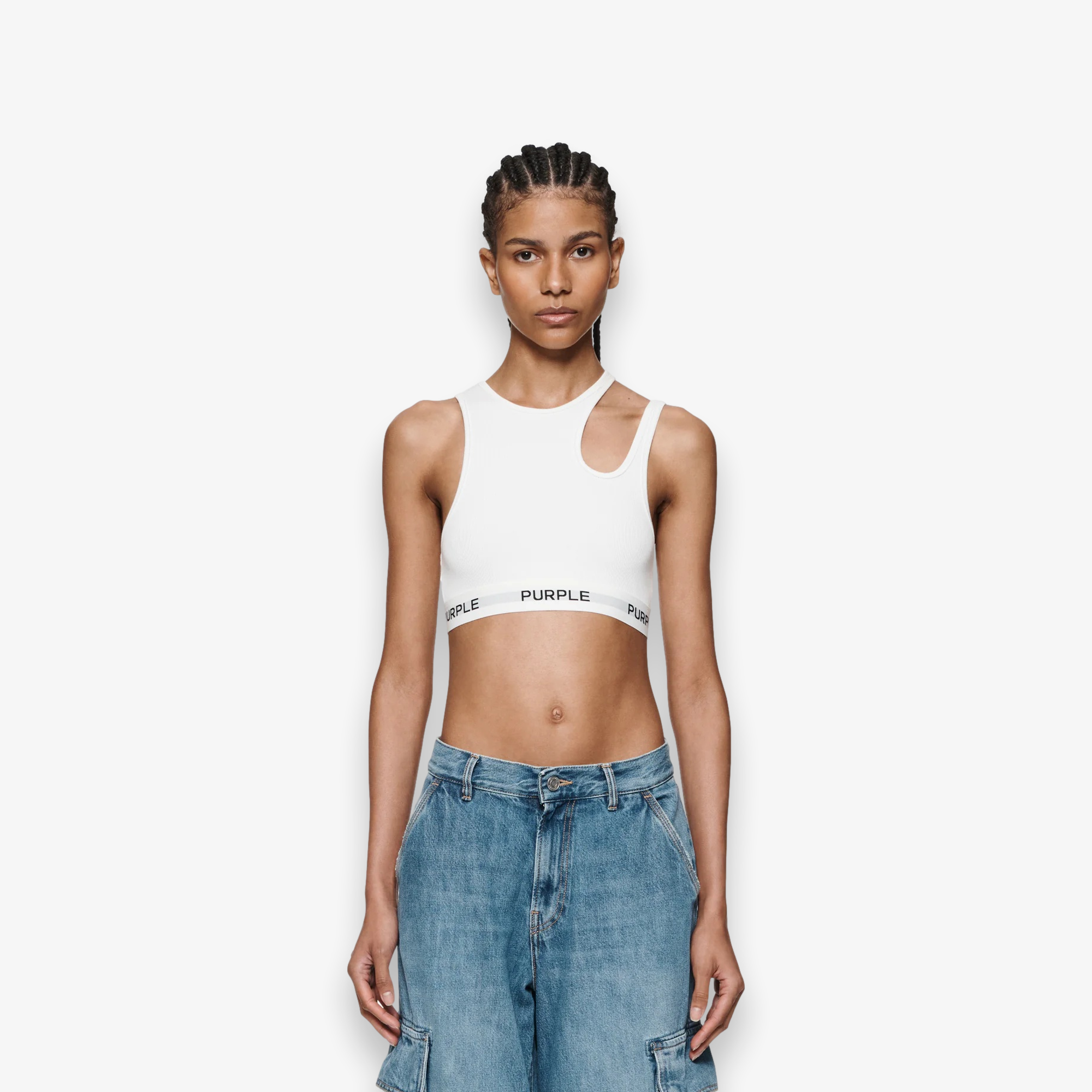 Rib Cut Out Bralette