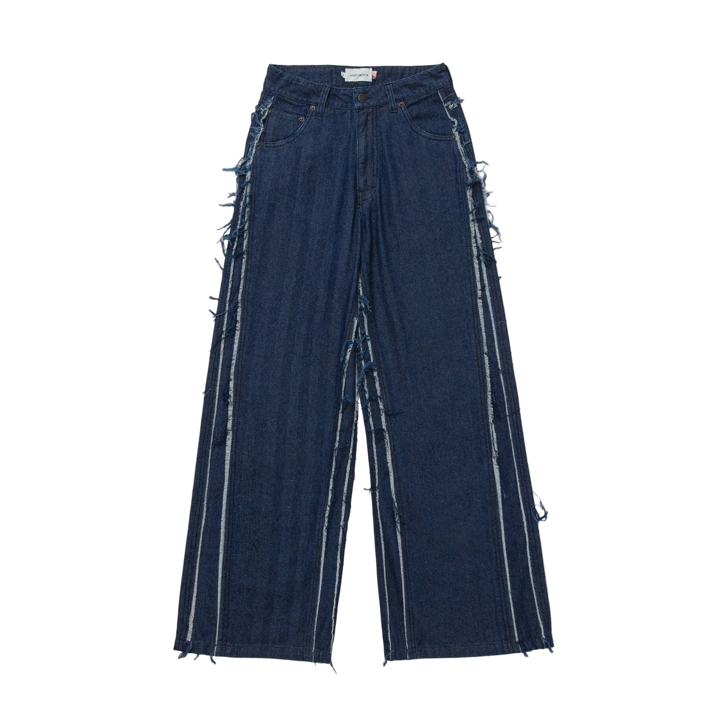 Herringbone Wide Leg Pant
