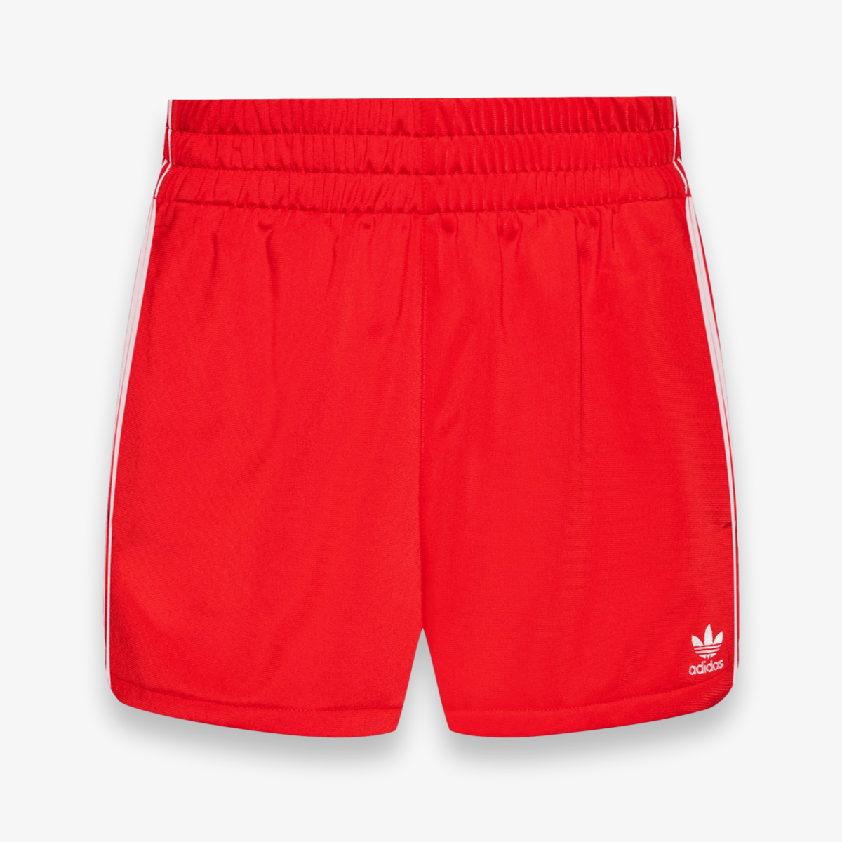 Adidas 3 Stripes Shorts Red S Womens Originals Shorts