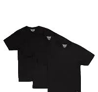 200011-BLK-Men Essential 3-Pack Tee