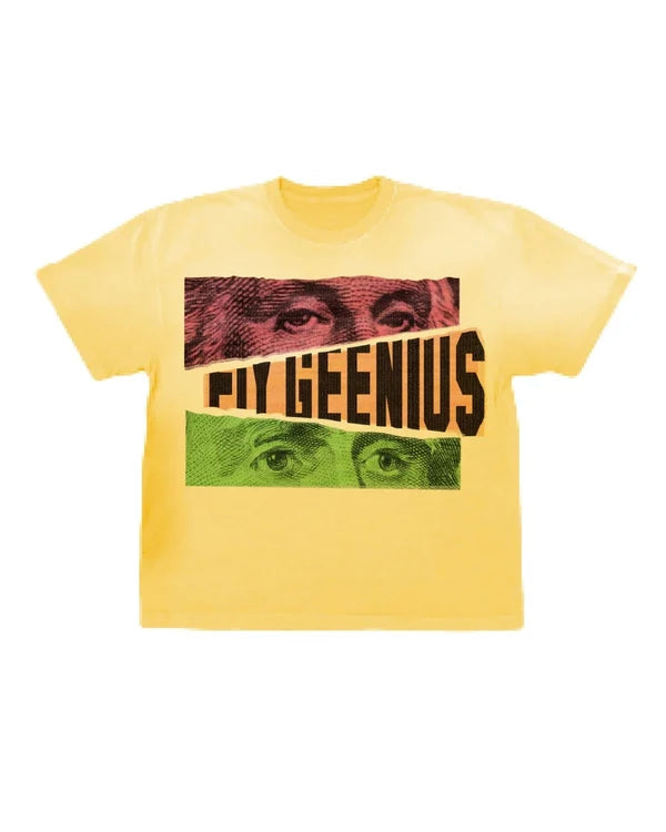 Fly Geenius-MONEY MAKING ART T-SHIRT-Yellow