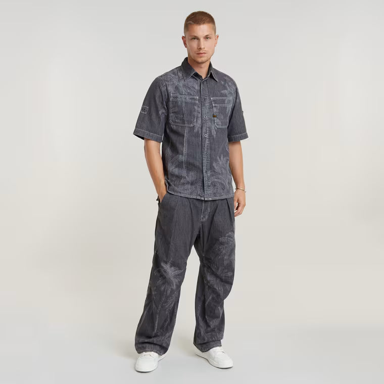 Slanted Double Pocket Shirt