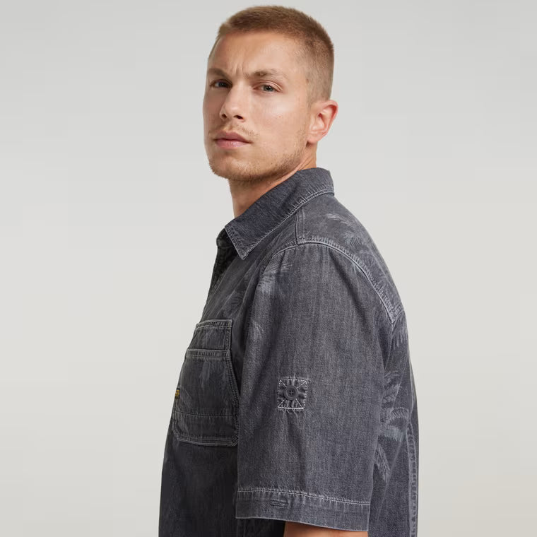 Slanted Double Pocket Shirt