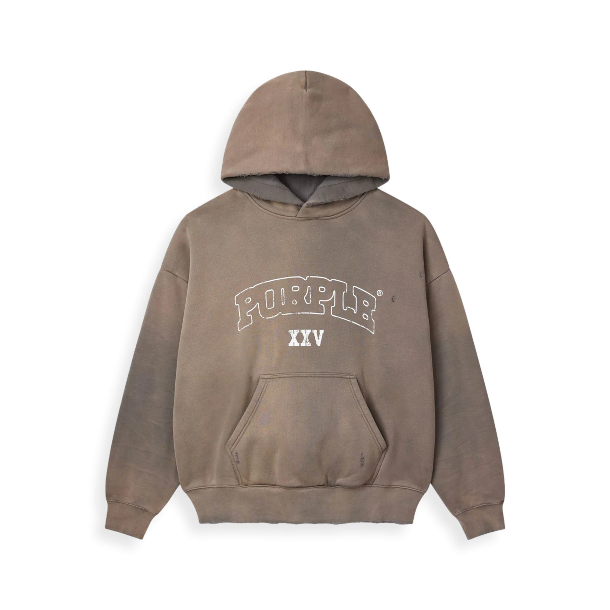Slab Outline Pullover Hoodie