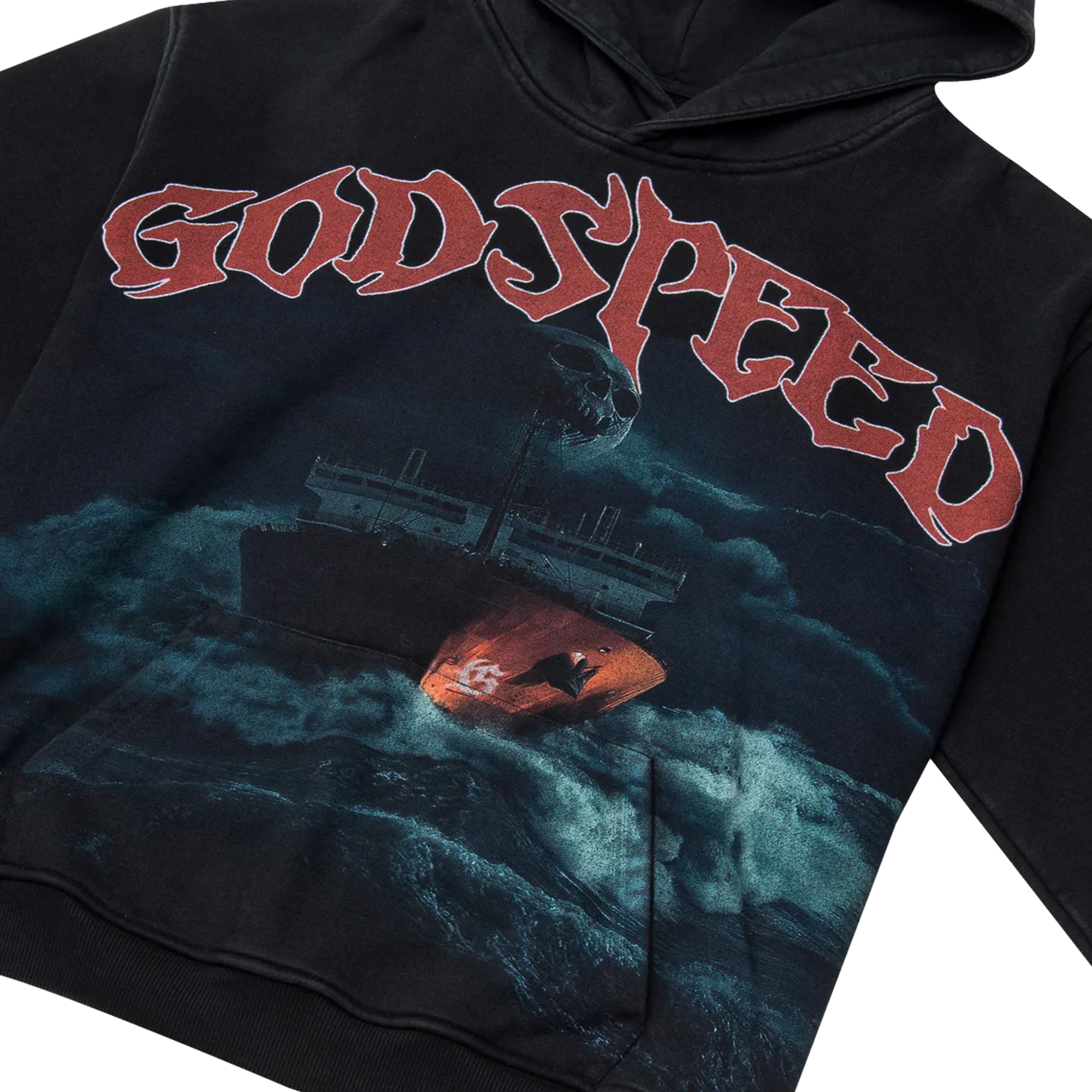 Seasick Black Hoodie