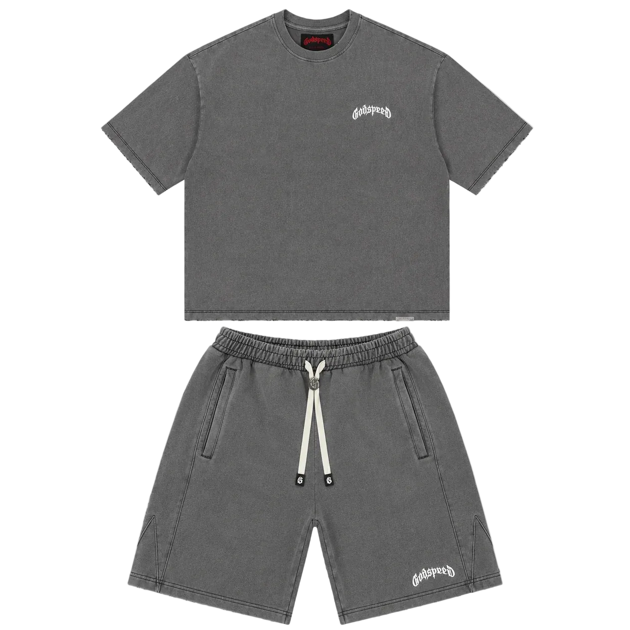 VITAL Heather Grey Short Set