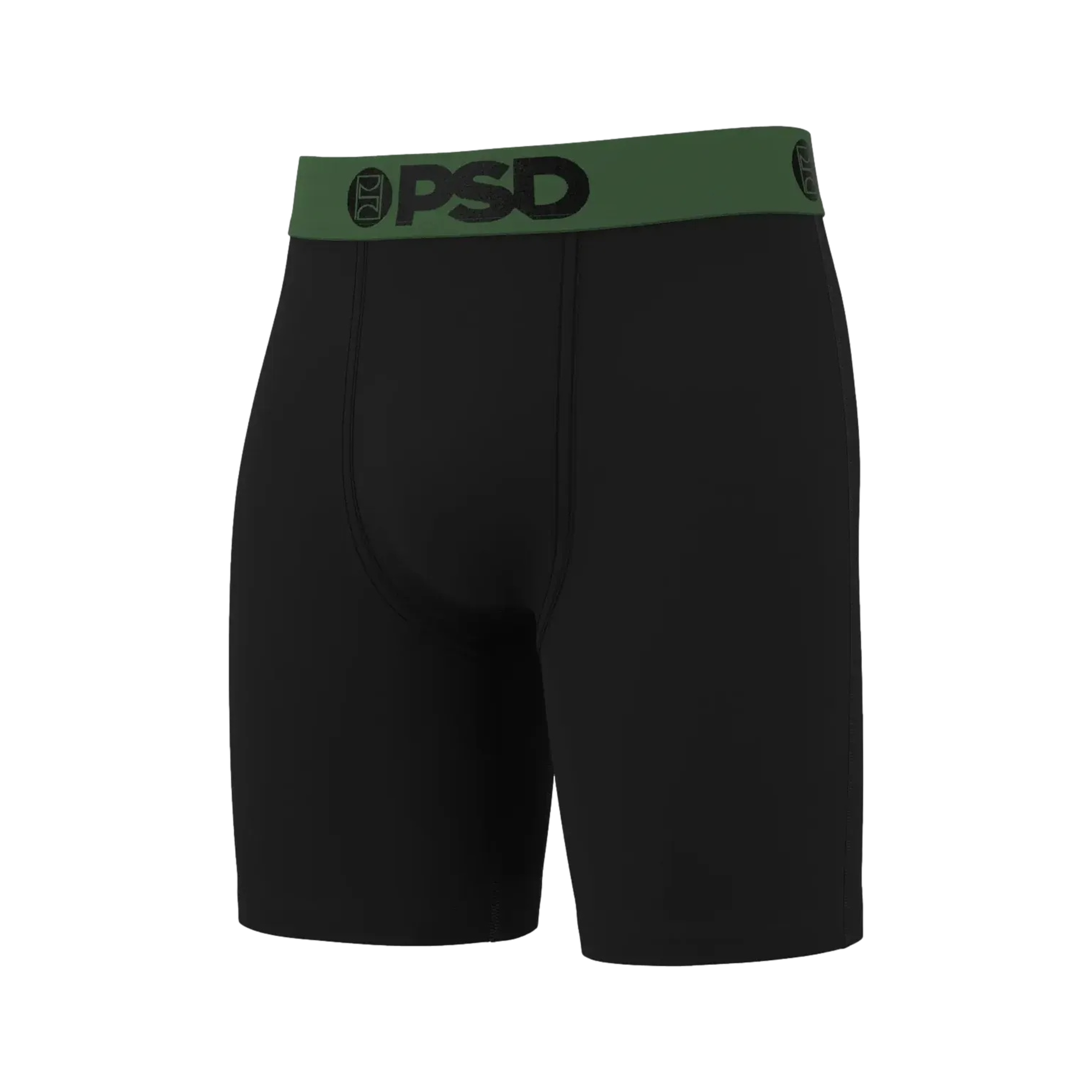 Solids Black Green Brief