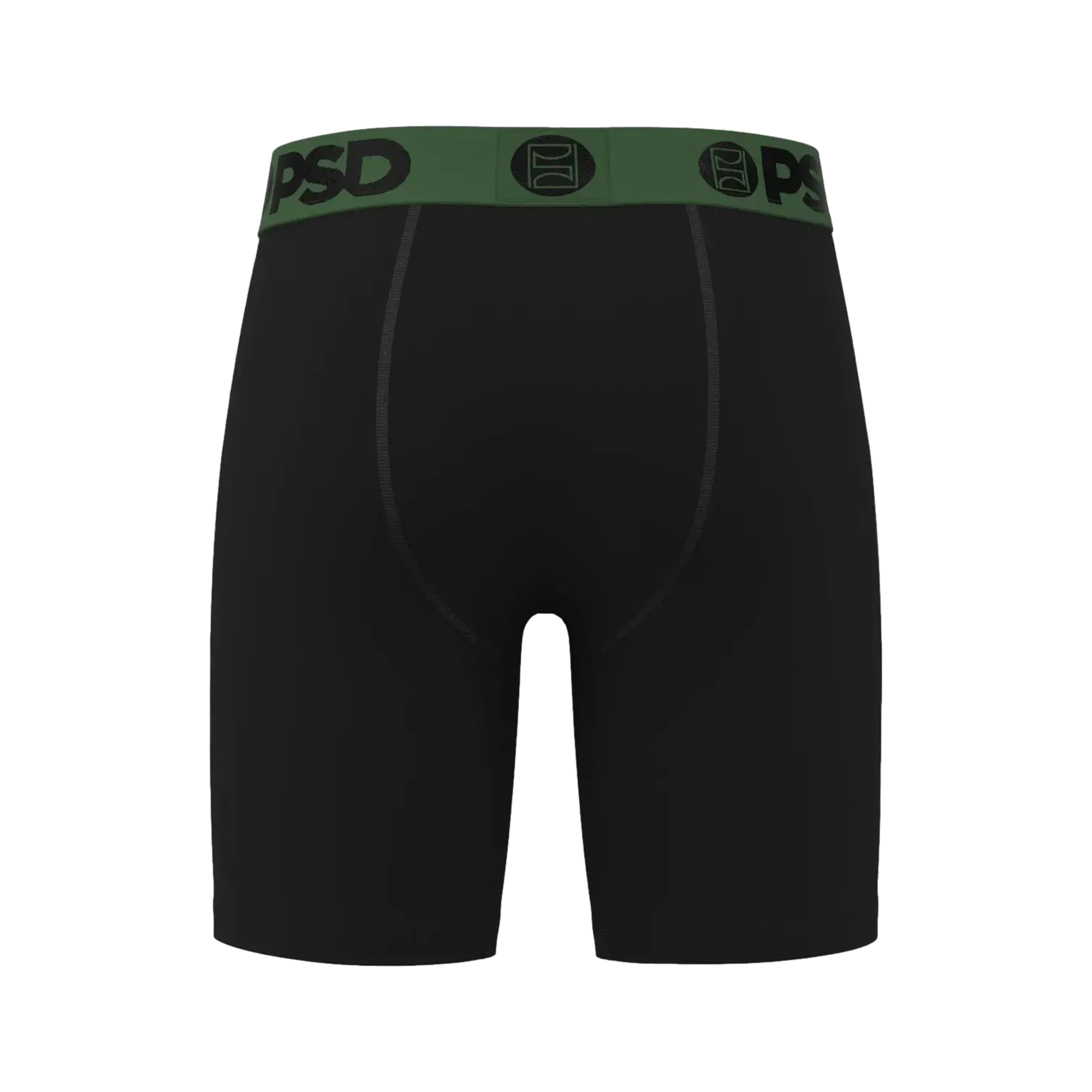 Solids Black Green Brief