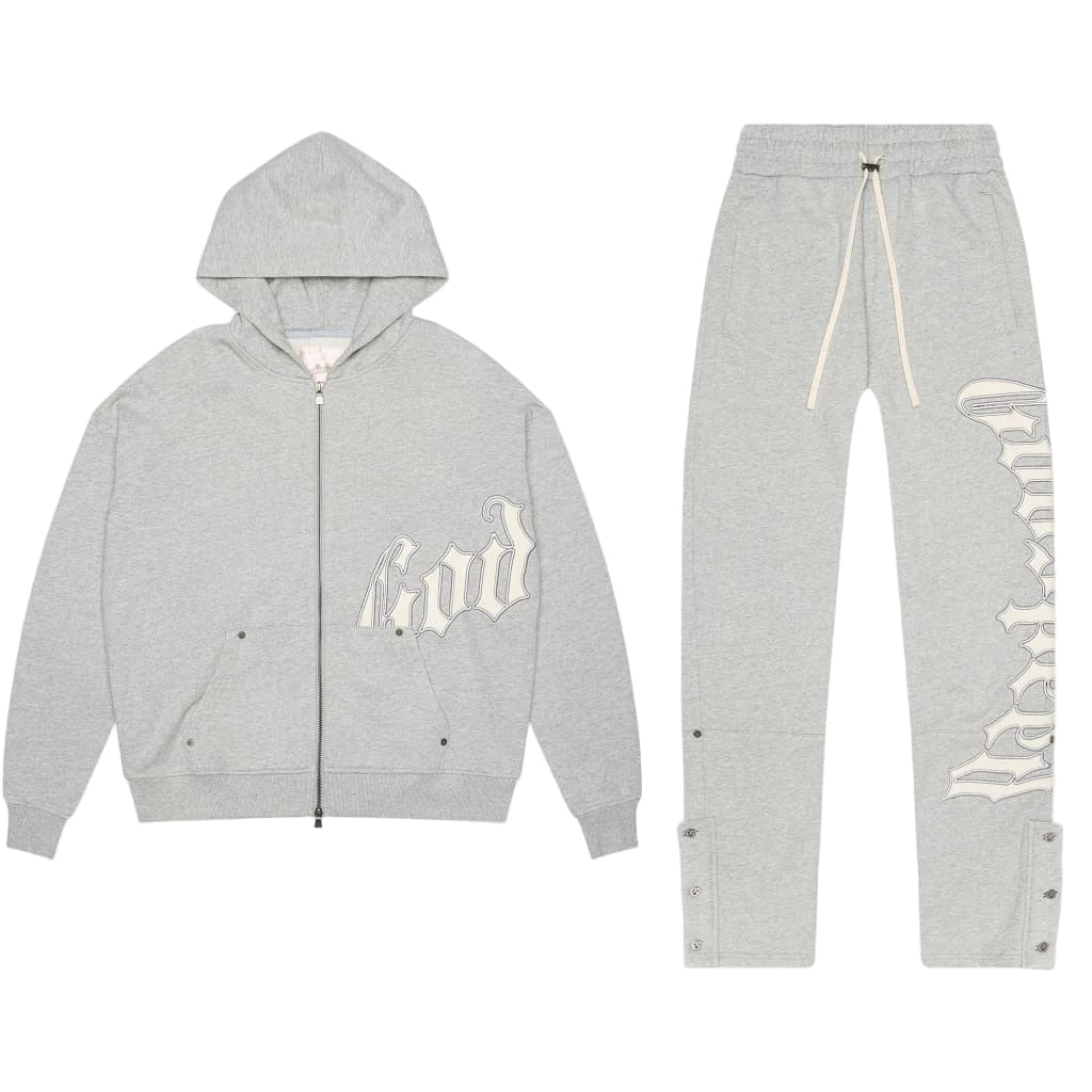 OG Logo V2 Heather Gray Matching Set – WOODstack