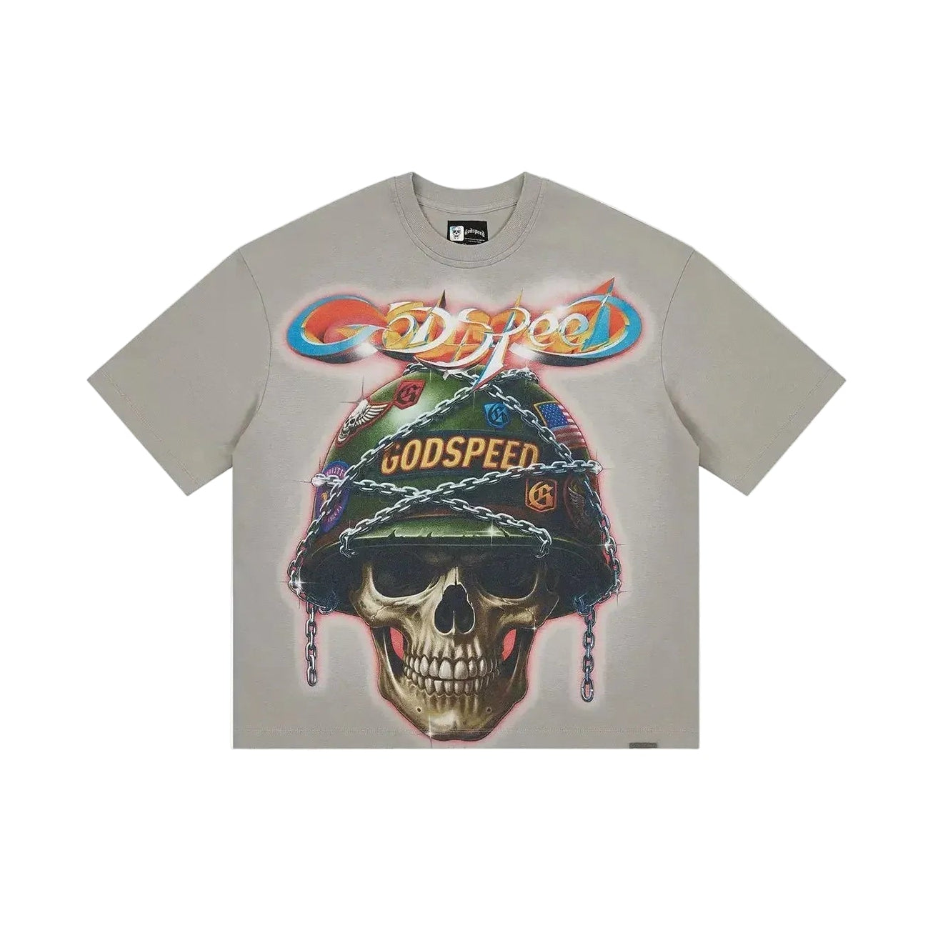 Badges Of Honor Beige T-Shirt