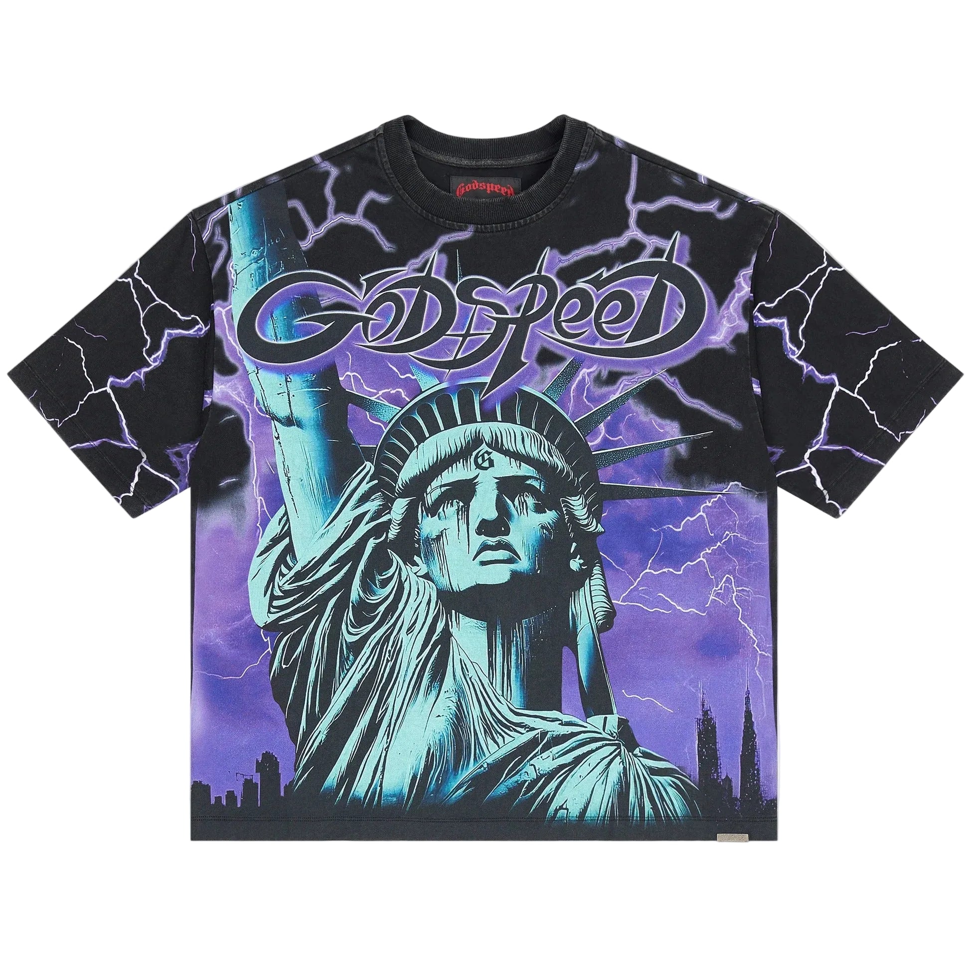 Voltage Sleeveless Purple T-shirt