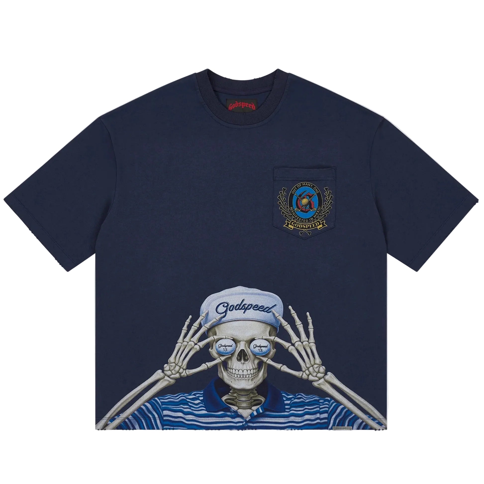 Golf Days Pocket Navy T-shirt