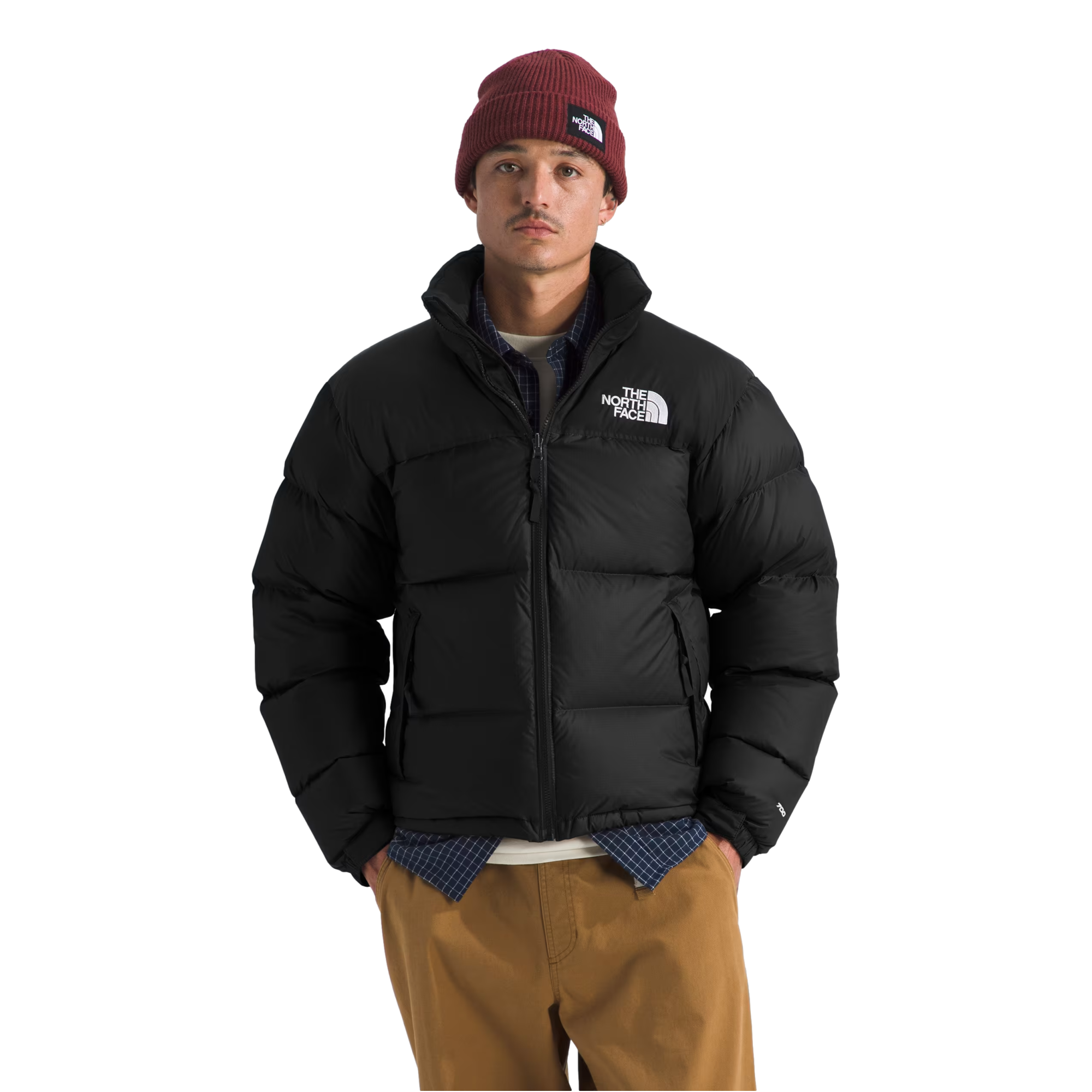 Mens 1996 Retro Nuptse Black Jacket NF0A3C8DGOE – WOODstack Mens 1996 Retro Nuptse Black Jacket NF0A3C8DGOE – WOODstack