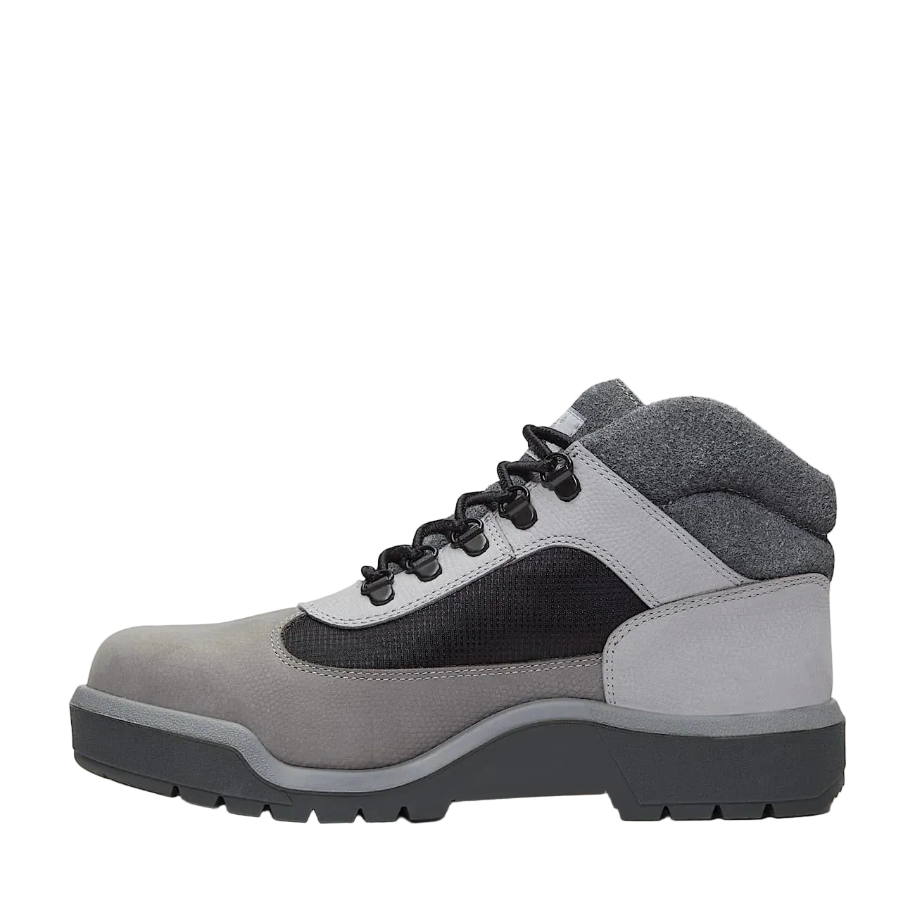 Field Mid Lace Up Gray Boots