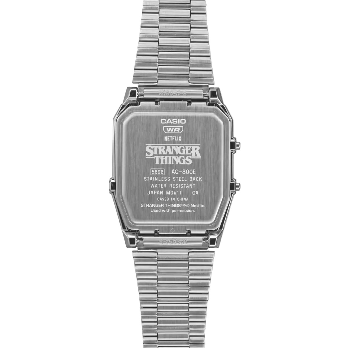 Casio x Stranger Things Silver Analog & Digital Watch AQ-800EST-1A