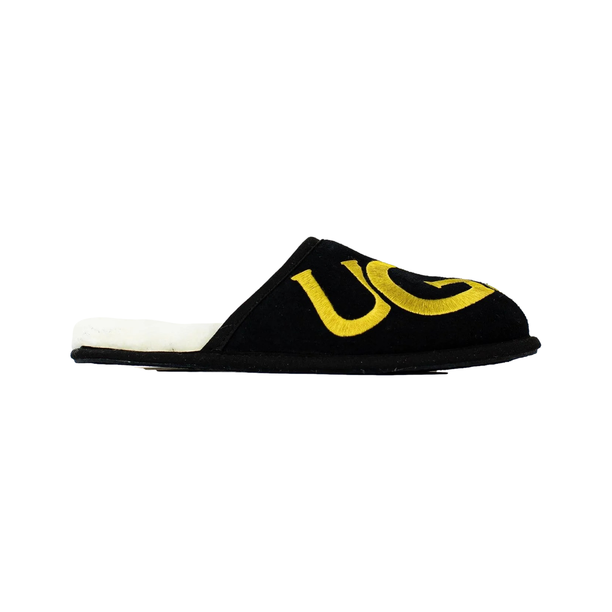 Scuff Logo Black Gold Slipper