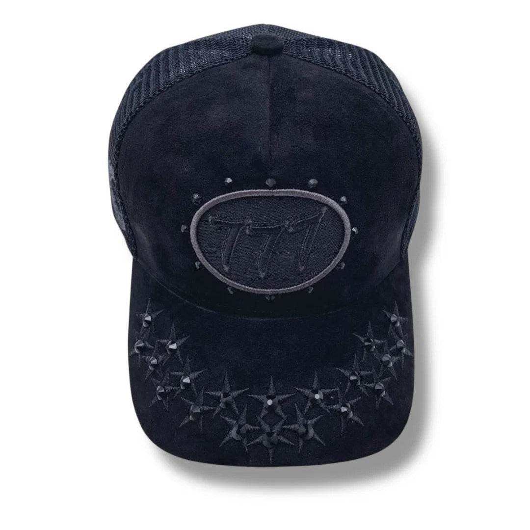 Diamond 777 Suede Black Trucker