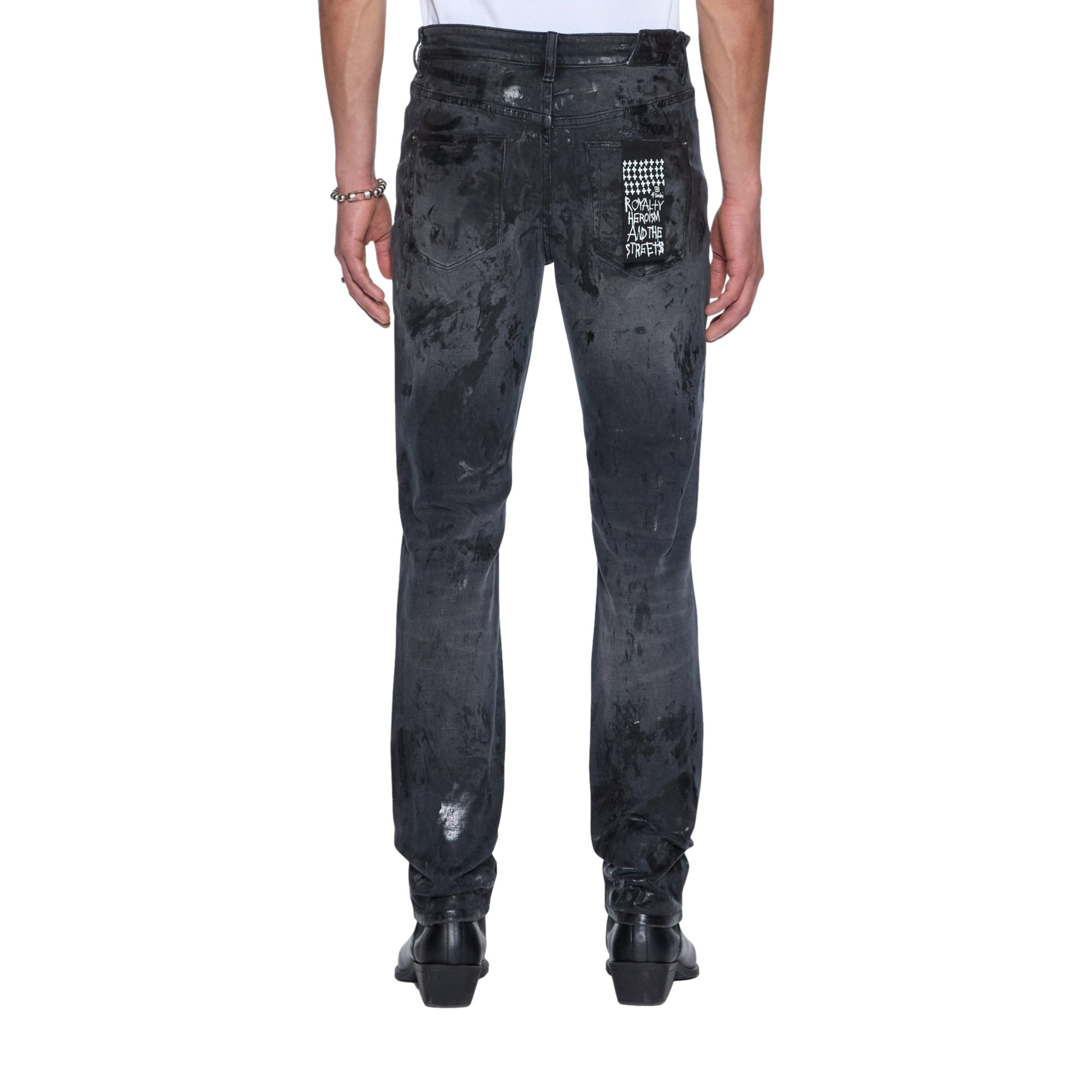 Chitch powder grey praying Jeans