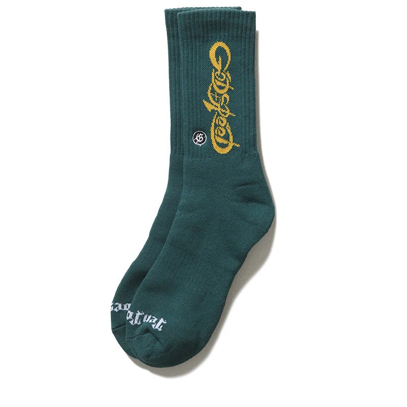 Green Yellow Socks