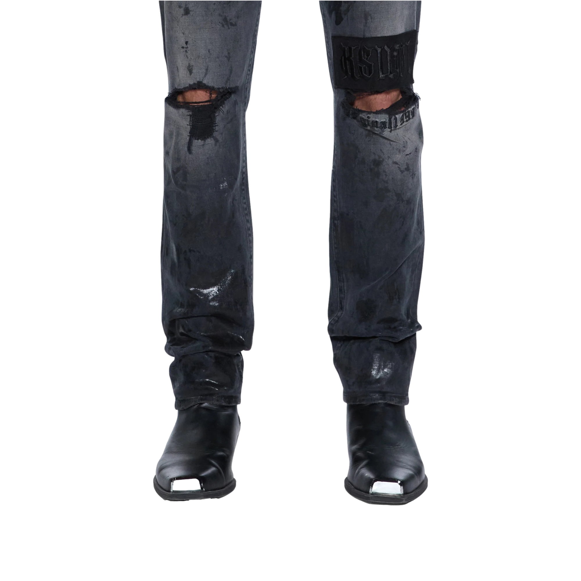 Chitch powder grey praying Jeans