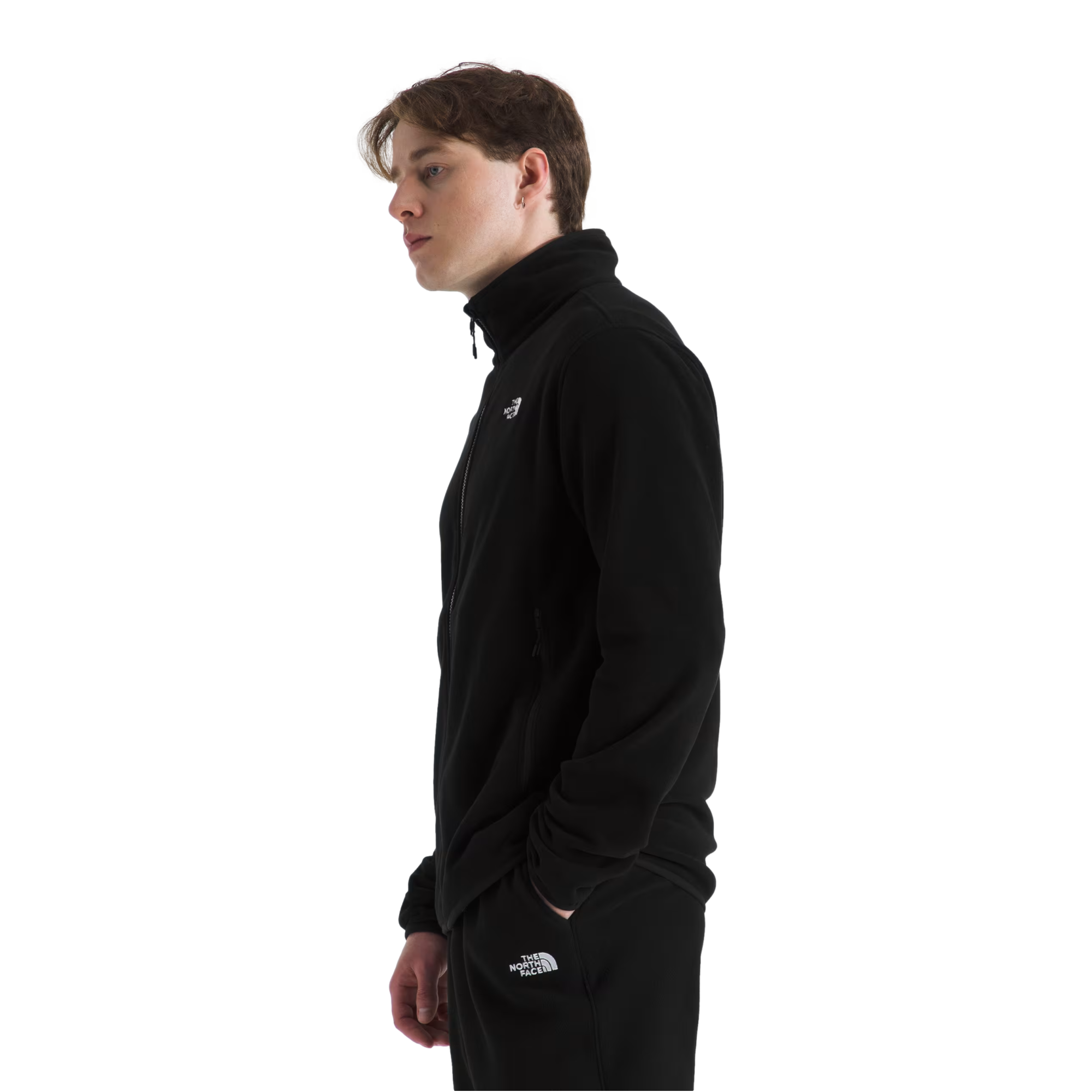 Glacier Fleece Black Jacket