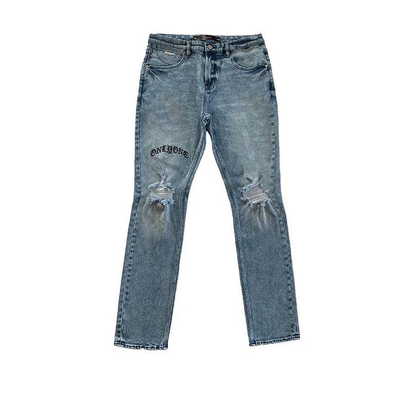 Bronx Distressed Blue Jean